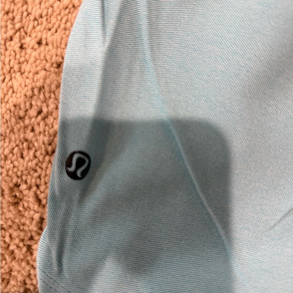 lululemon athletica Light Blue Flat Front Shorts - Picture 3 of 3